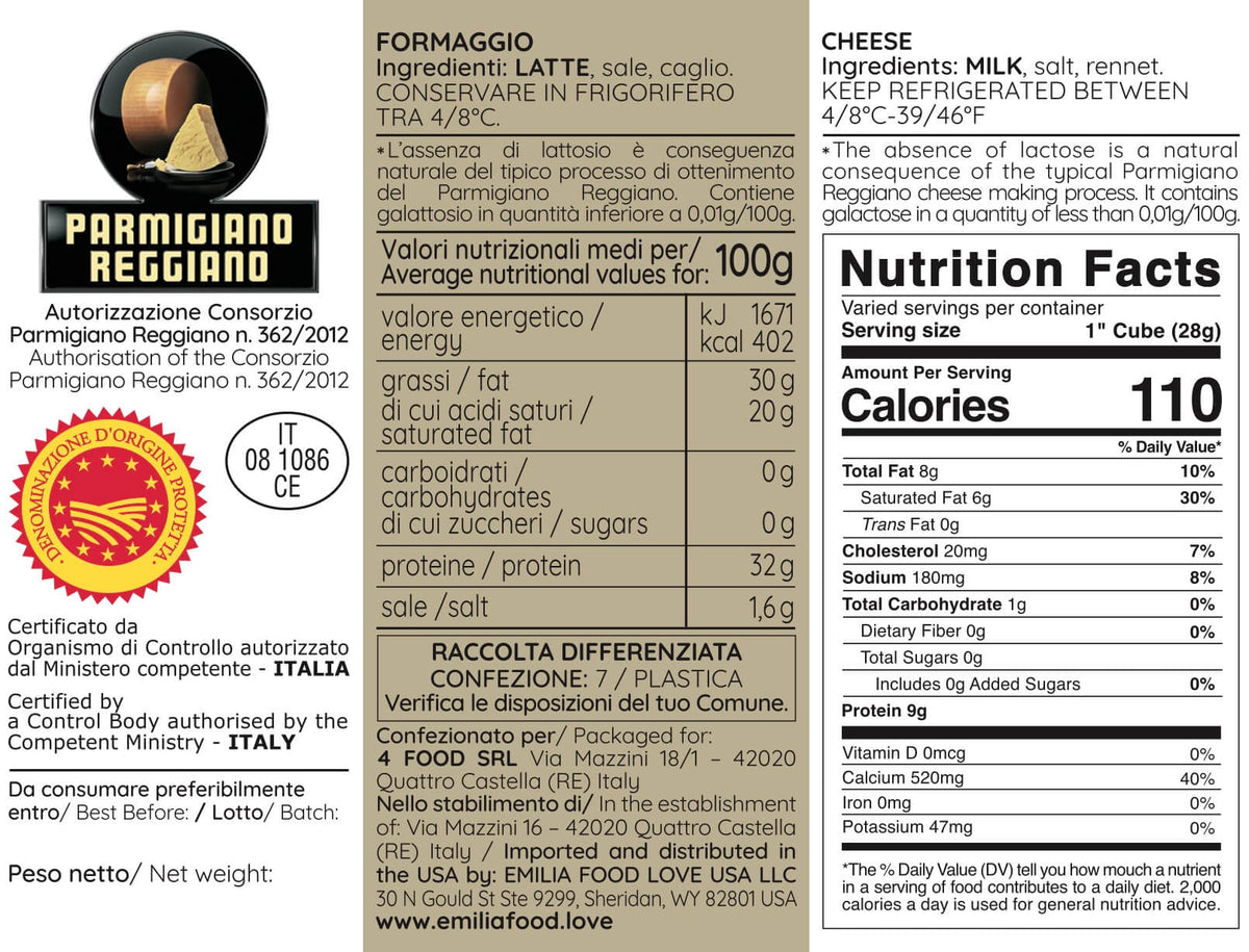 Parmigiano Reggiano DOP 140 months (Limited Edition)